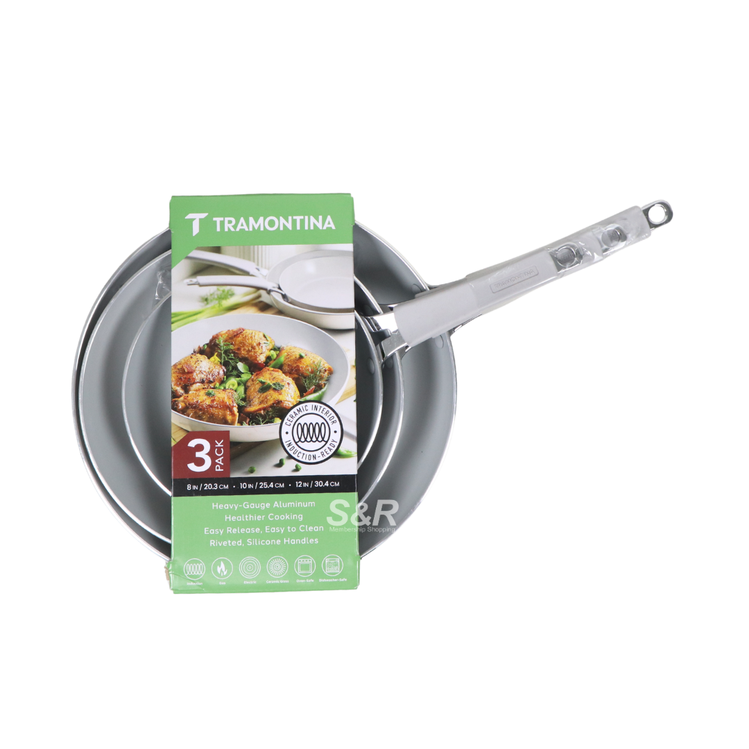 Tramontina 3-piece Heavy Aluminum Pans